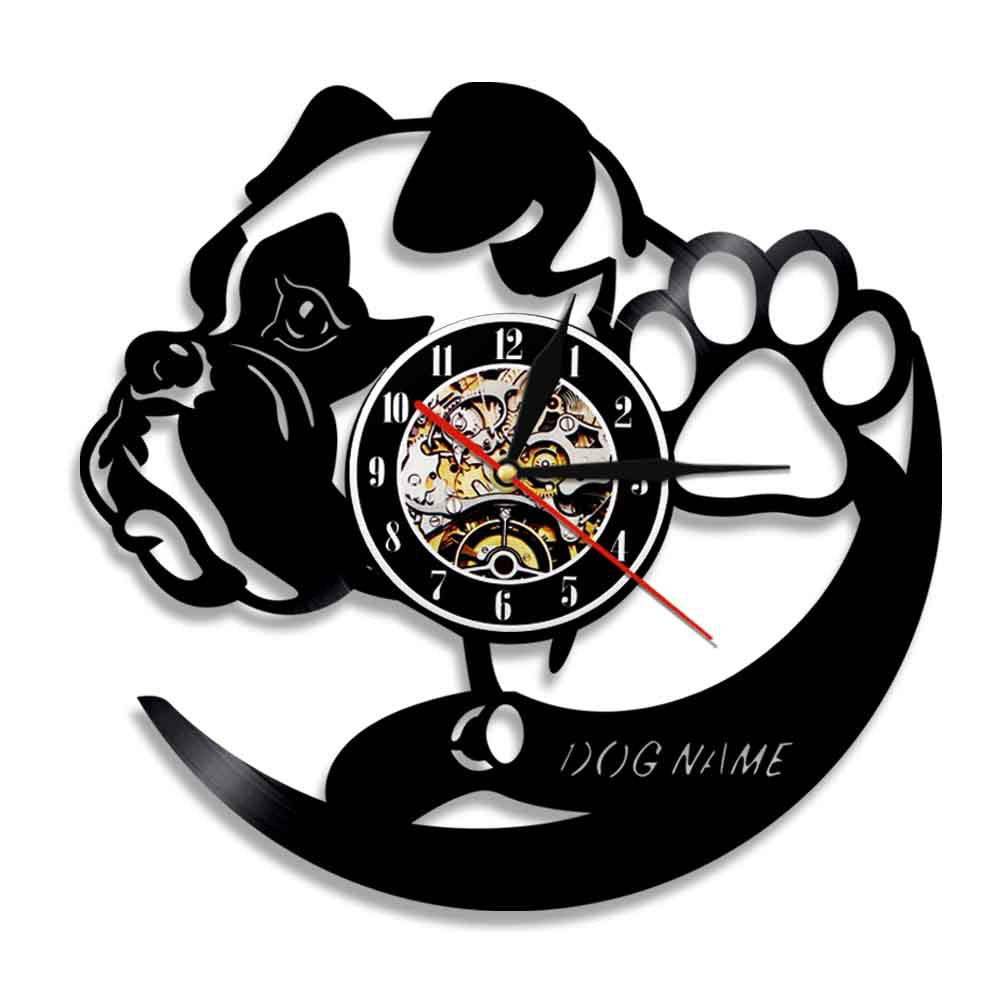 Orologio da parete Cane con orologio