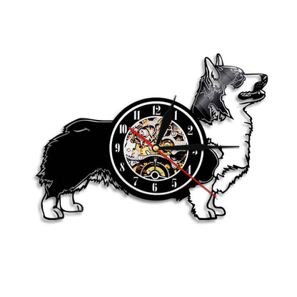 Orologio da parete Cane con orologio