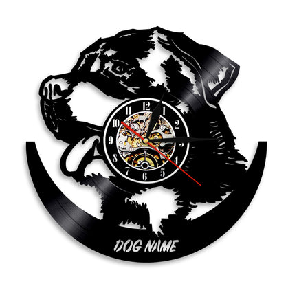 Orologio da parete Cane con orologio