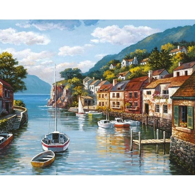 Dipinto olio senza cornice