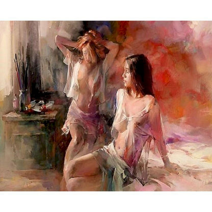 Dipinto olio senza cornice