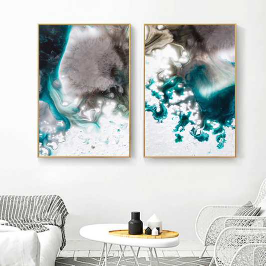 Quadro su tela Pianeti cosmici sistema solare