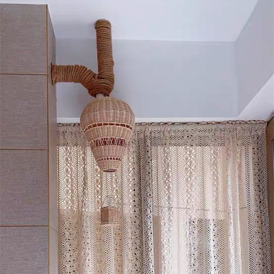 Mongolfiera decorativa intrecciata