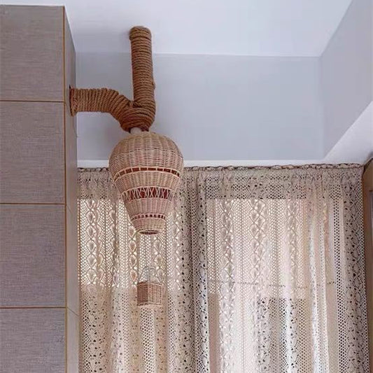 Mongolfiera decorativa intrecciata