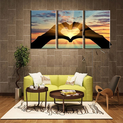 Trittico tramonto