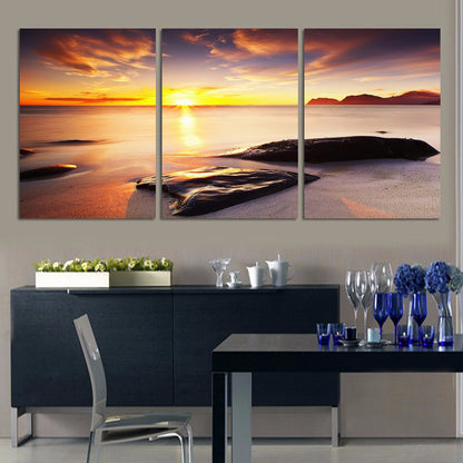 Trittico tramonto