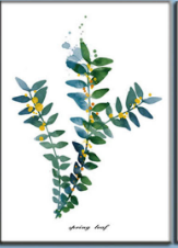 Quadro piante verdi
