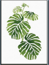 Quadro piante verdi