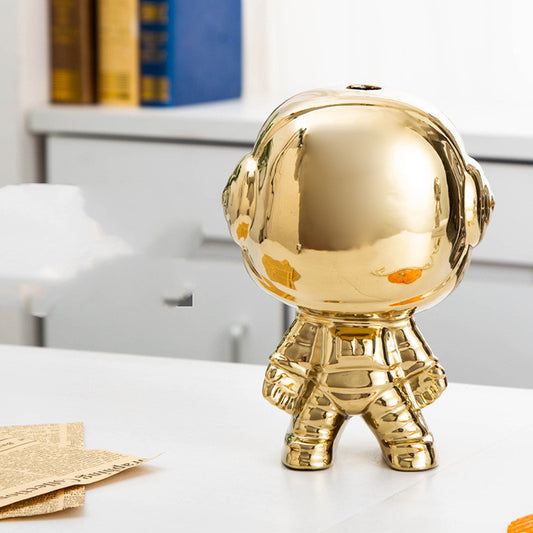 Scultura Astronauta Ceramica