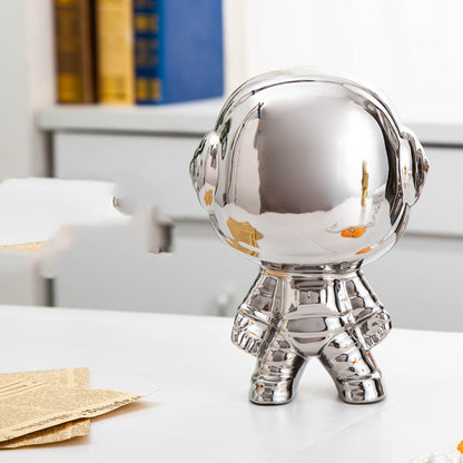 Scultura Astronauta Ceramica
