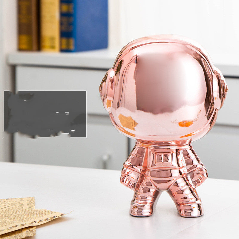 Scultura Astronauta Ceramica