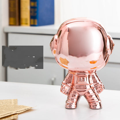 Scultura Astronauta Ceramica