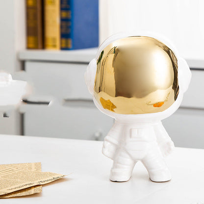 Scultura Astronauta Ceramica