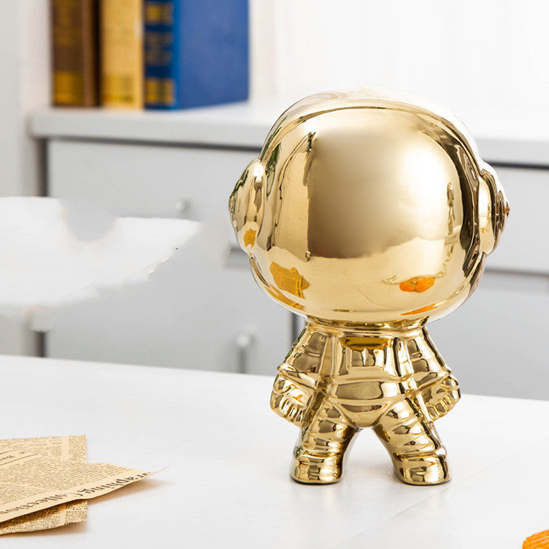 Scultura Astronauta Ceramica