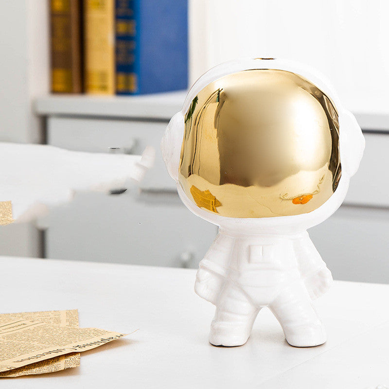 Scultura Astronauta Ceramica