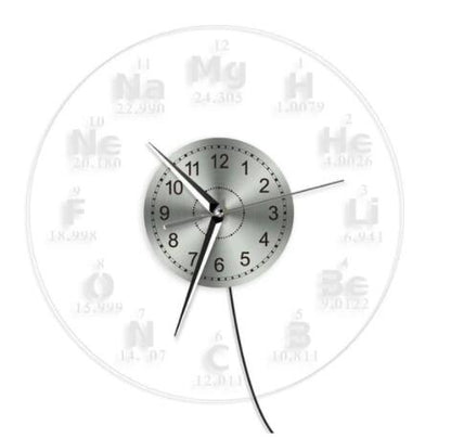 Orologio da parete Tavola periodica elementi