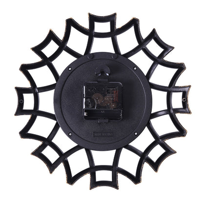 Orologio da parete Stella ornamentale dorata