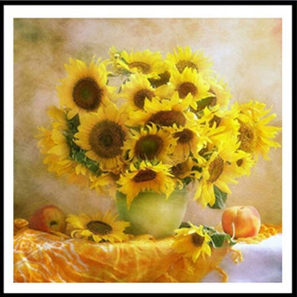 Quadro diamante fiori