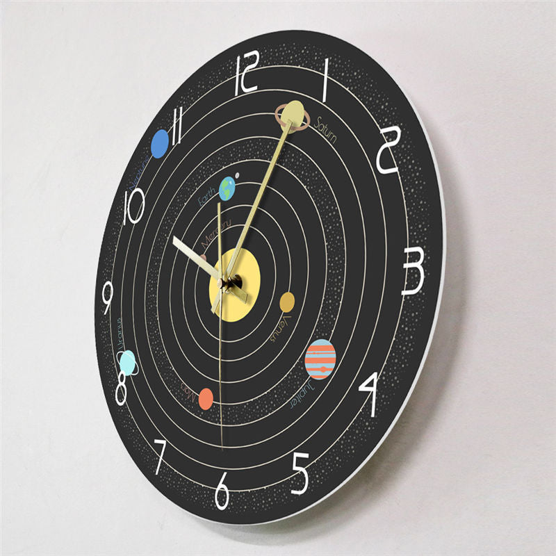 Orologio da parete Fiore ornamentale dorato