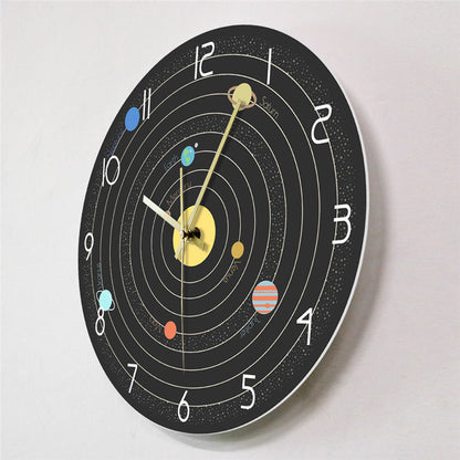 Orologio da parete Fiore ornamentale dorato
