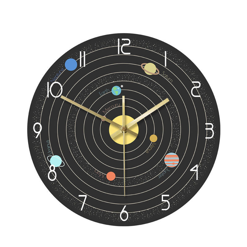 Orologio da parete Fiore ornamentale dorato