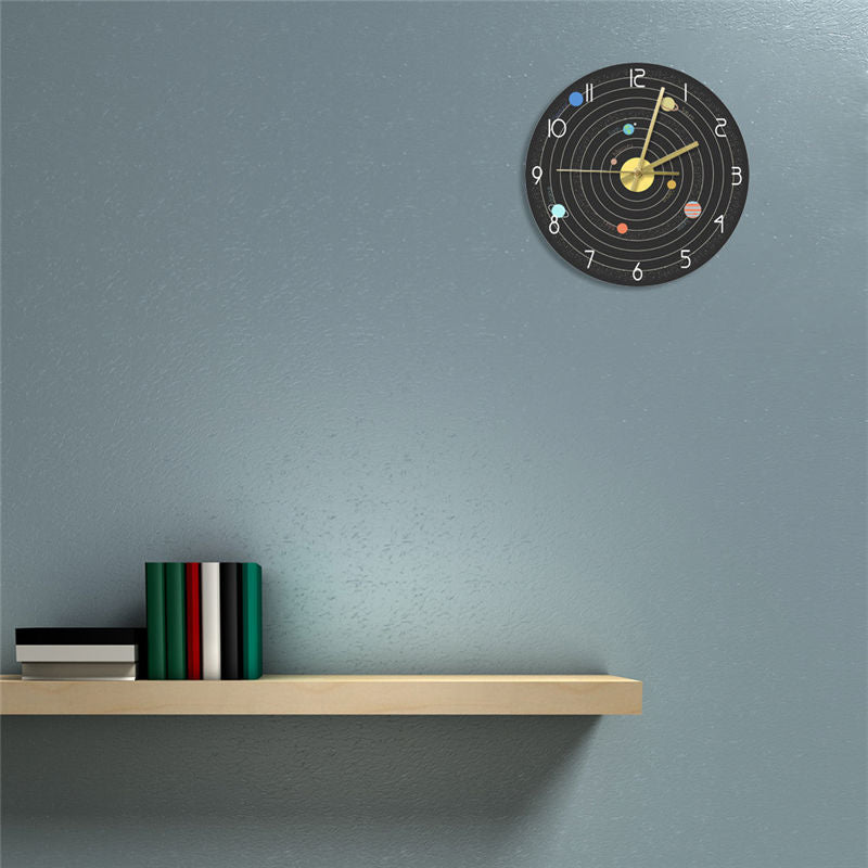 Orologio da parete Fiore ornamentale dorato