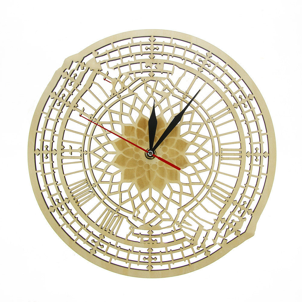 Orologio da parete Raggi sole cromato