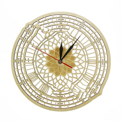 Orologio da parete Raggi sole cromato