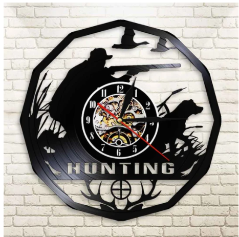 Orologio da parete Luna acquerello pastello