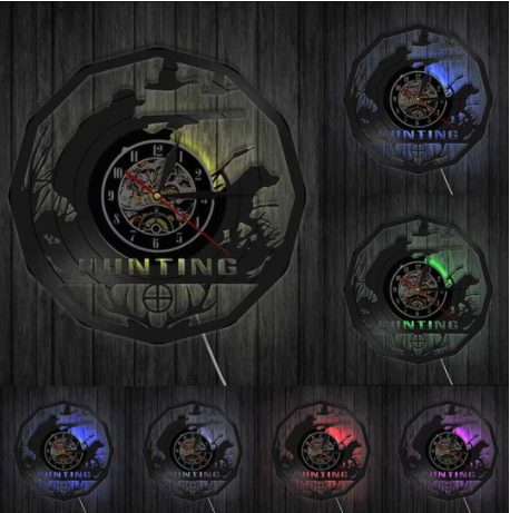 Orologio da parete Luna acquerello pastello