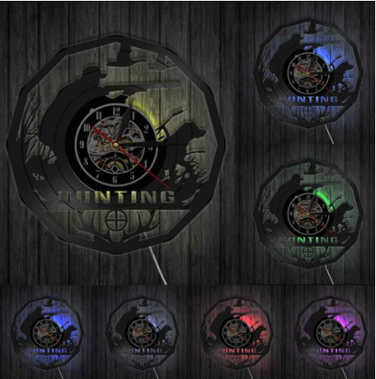 Orologio da parete Luna acquerello pastello
