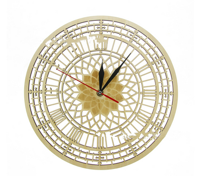 Orologio da parete Raggi sole cromato