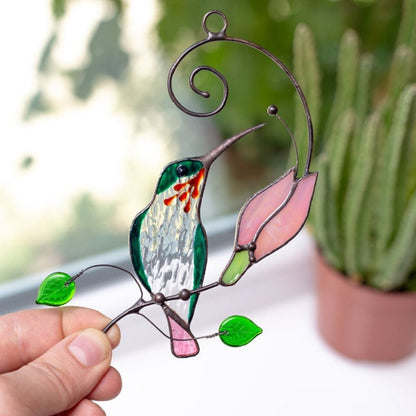 Ciondolo Colibri Vetro