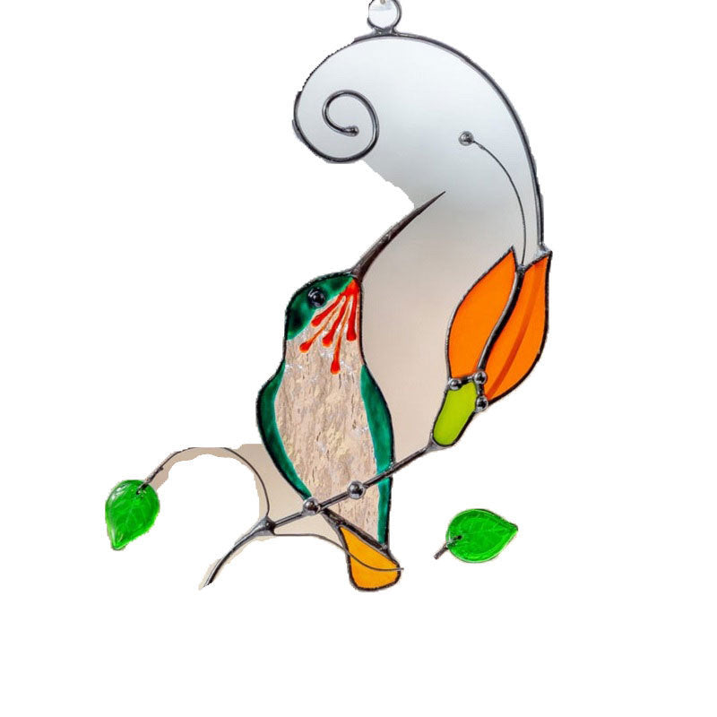 Ciondolo Colibri Vetro
