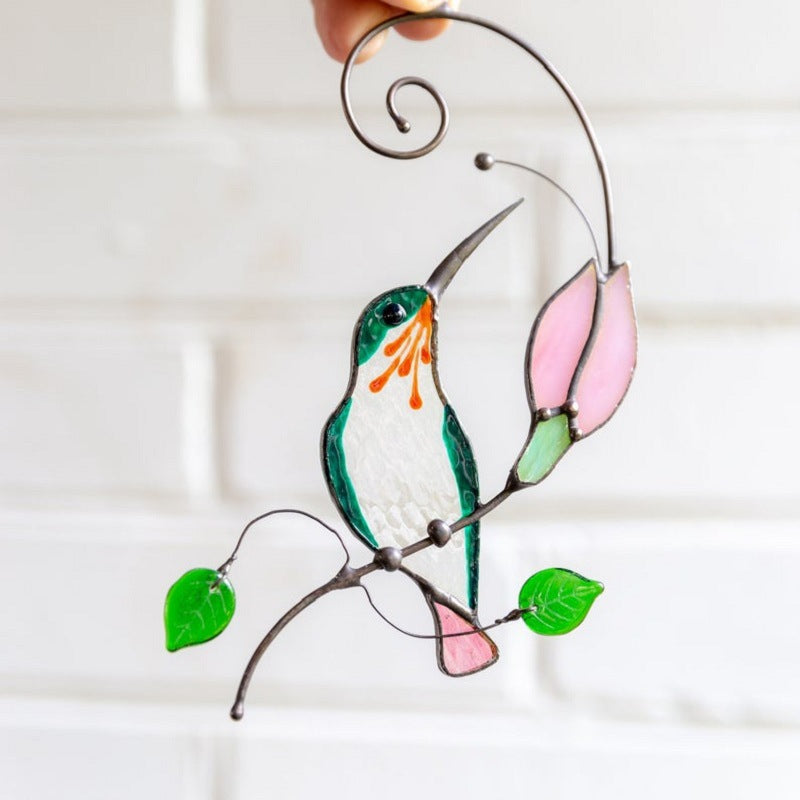 Ciondolo Colibri Vetro