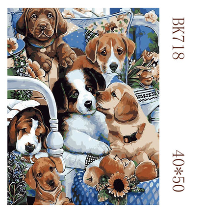 Quadro cuccioli