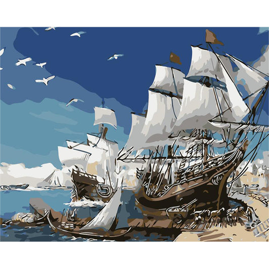 Quadro su tela Navi a vela storiche