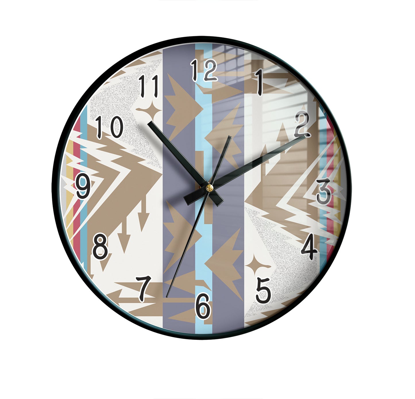 Orologio da parete Geometria marmorizzata