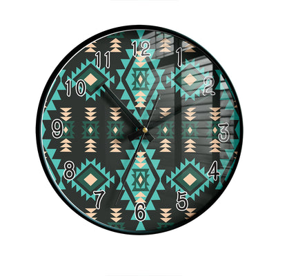 Orologio da parete Geometria marmorizzata