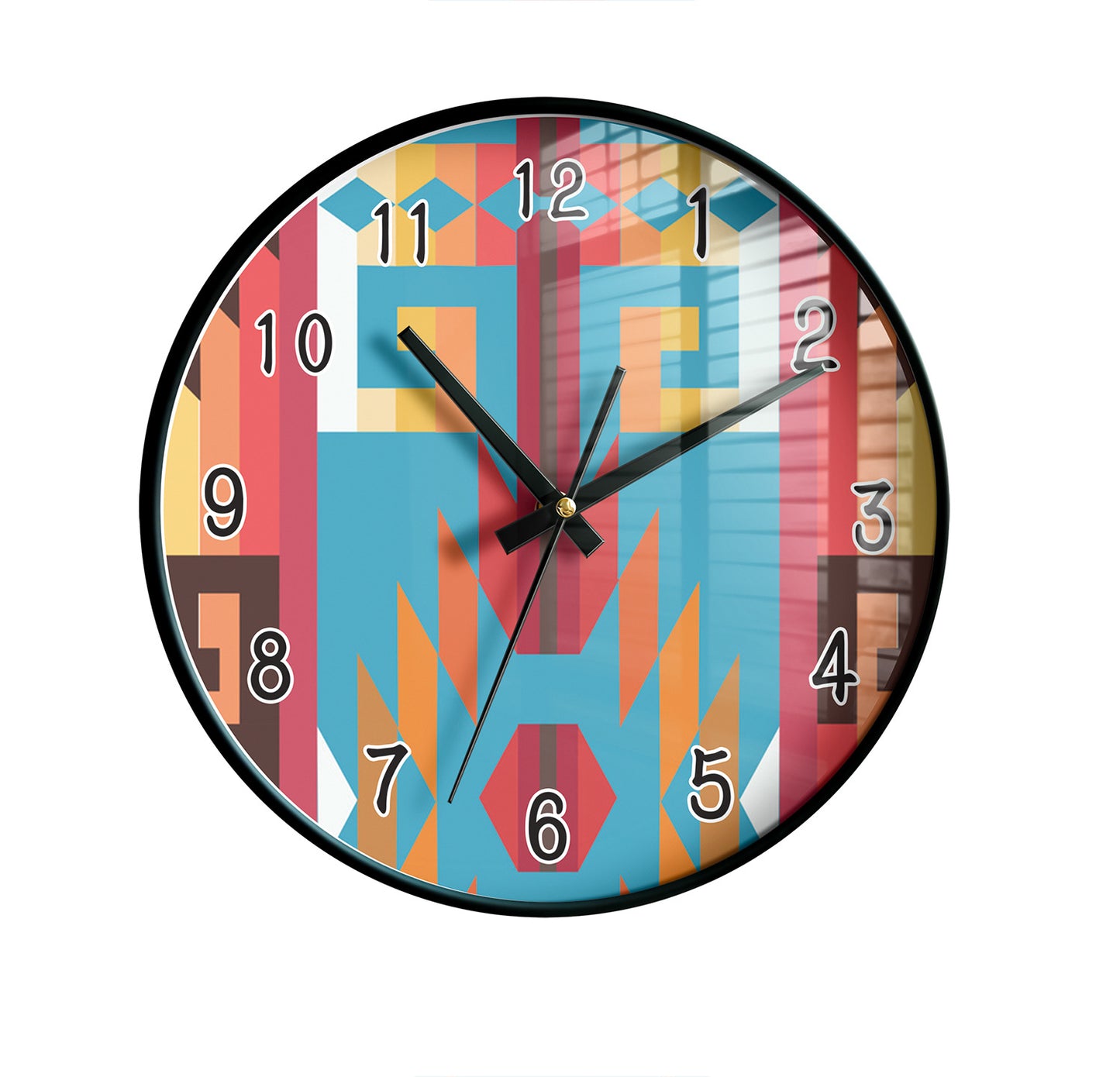 Orologio da parete Geometria marmorizzata
