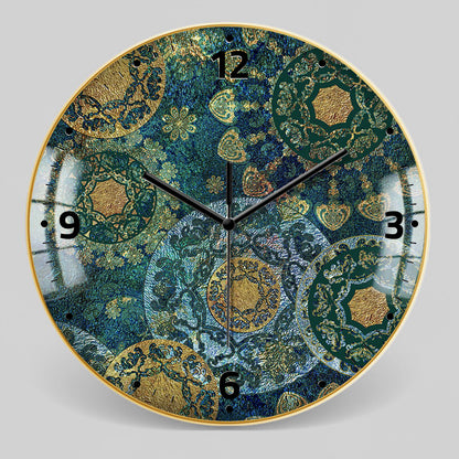 Orologio da parete Neon geometrico