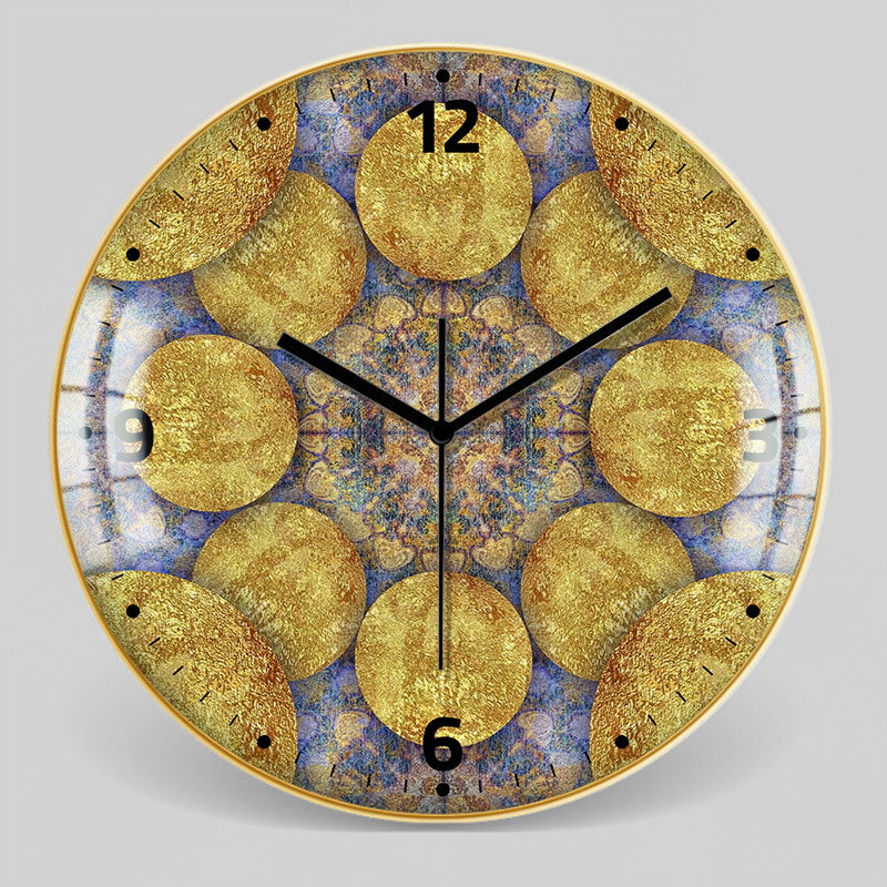 Orologio da parete Neon geometrico