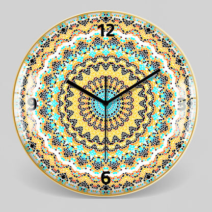 Orologio da parete Neon geometrico