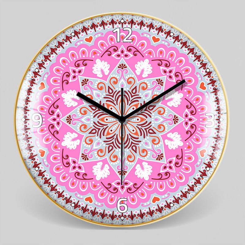 Orologio da parete Neon geometrico