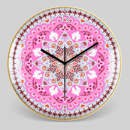 Orologio da parete Neon geometrico