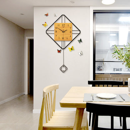Orologio da parete Rombo legno