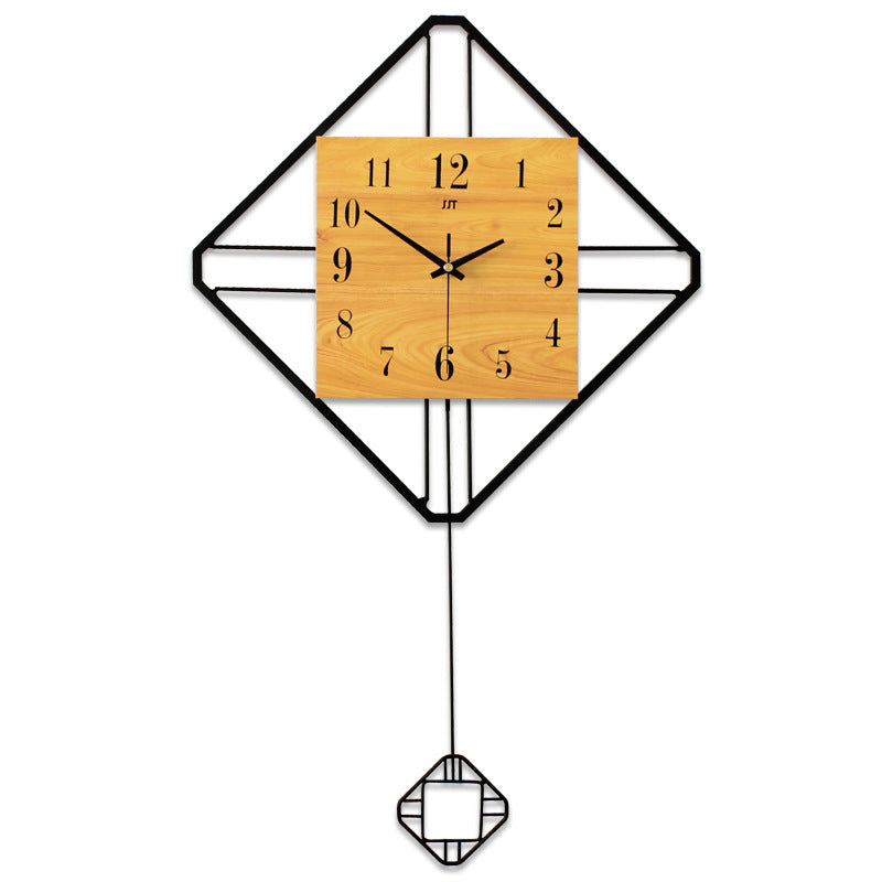 Orologio da parete Rombo legno
