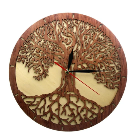 Orologio da parete Albero radici