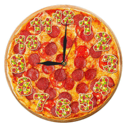 Orologio da parete Pizza pepperoni