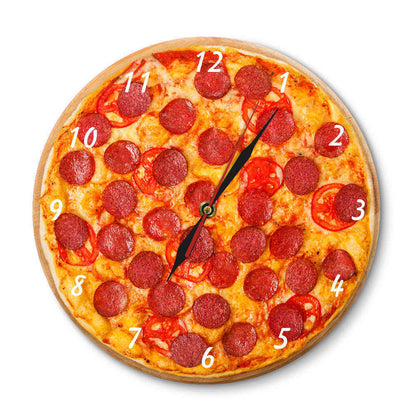 Orologio da parete Pizza pepperoni